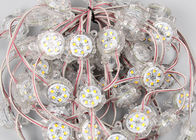 Green 30mm IP67  6 Led Pixel String Lights DC24V 0.6W With Taiwan Epistar