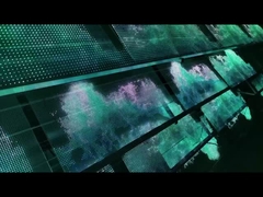 Panneau d'affichage à LED transparent flexible, vitre adhésive, écran à film transparent à LED