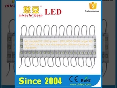 Module LED 6112-2835 puissance 1,2W LM150-165LM angle 160 IP65 avec le caisson lumineux affichant les différents caractères lumineux