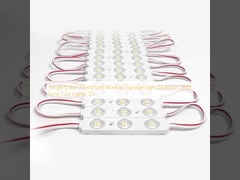Lumière de signalisation mono couleur 3 Smd Led Module Extérieur 2835 Lentille 1.2w Lumières 12v