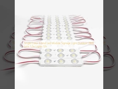 Lumière de signalisation mono couleur 3 Smd Led Module Extérieur 2835 Lentille 1.2w Lumières 12v