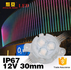La publicité de lumière de point du haricot 30mm SMD5050 DC12V IP67 LED de miracle a mené la lumière