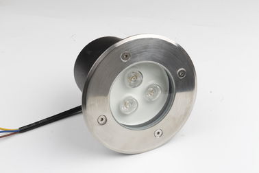 lampe enterrée moulue de rond imperméable chaud de la vente IP65 3W dans les lumières souterraines de LED