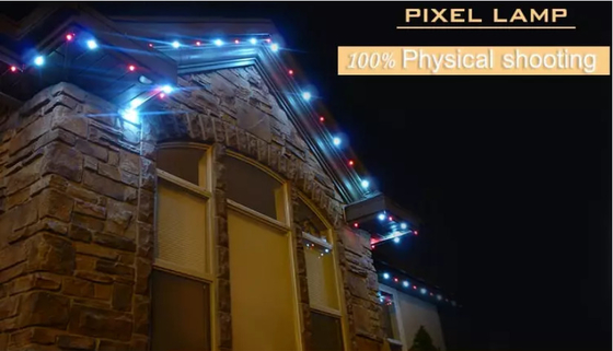 Le pixel permanent RVB RGBW du parc d'attractions de lumières de Noël de la lumière WS2811 2904 IC de vacances 30mm a mené la lumière de point