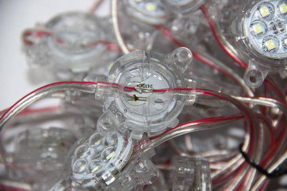 White 30mm LED Pixel Light DC24V IP67 CE Passed 30000H Lifespan