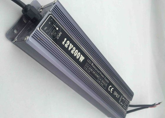 200W IP67 Constant Voltage LED Power Supply DC12V / DC 24V 16.6A