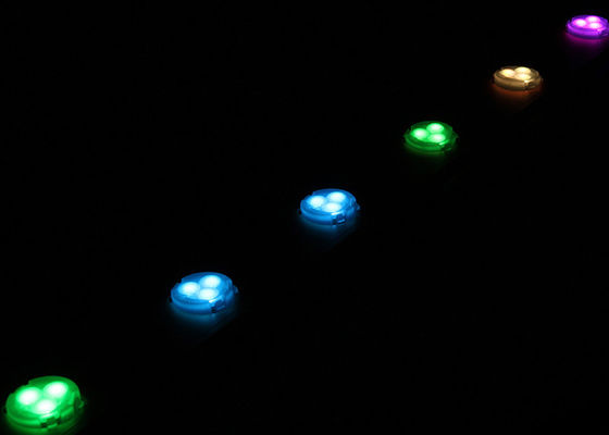 Holiday LED Pixel Point Light DC12V SMD3535 RGBW Chasing Light Round 30mm Smart Christmas Permanent Residential Light