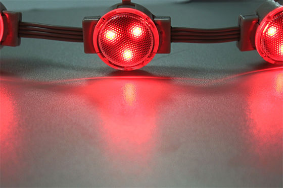 Waterproof RGB LED Pixel Point Light IP67 0.75W DC12V SMD3535 30mm 30000H RGB