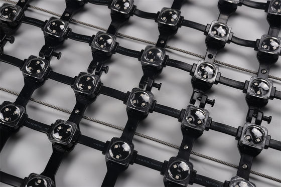 RGB P62.5 LED Outdoor Waterproof Led Mesh Screen Display DC12V 192W