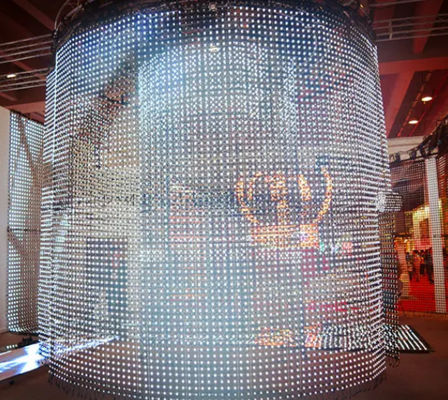 Outdoor Full-Color LED Advertising Display Screen with 31mm Pixels and DMX512 Control