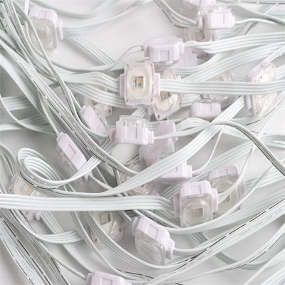 Gouly House Decor 25mm Permanent Eave Light DC24V RGBW Full Color Addressable Outdoor Christmas Pixel Lights