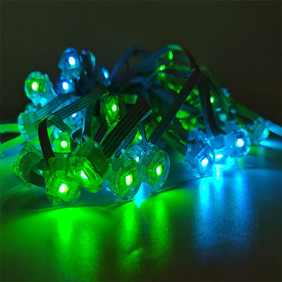 Christmas Permanent 0.4W 20MM IP67 RGBW Emitting Color PC Body Decoration For LED Eave Lights