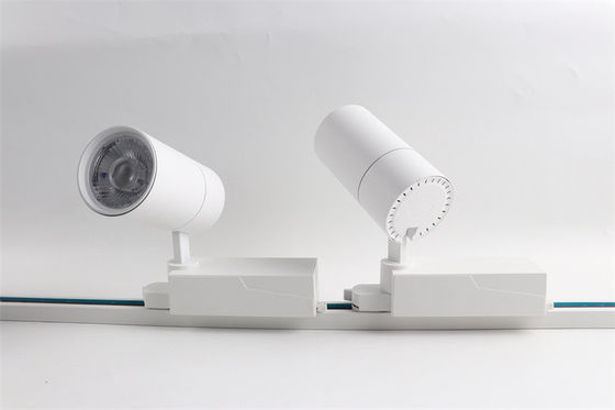 40W RGBW Magnetic Track Light , Magnetic Rail Cob Spotlight in Surface Mounted Design