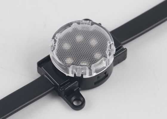 24V IP67 Waterproof RGBW LED Point Light 50mm Outdoor Facade Pixel Light for Building Decoration