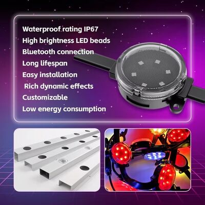 DC48V RGBW IP67 Waterproof LED Pixel Point Light for Outdoor Permanent Landscape Track Lighting