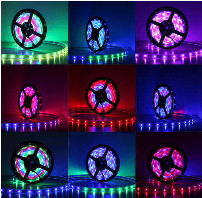 Rgb Led Strip Lights 5M 60Led/M Programmable WS2811 RGB 5050 LED Strip Digital Addressable Mag