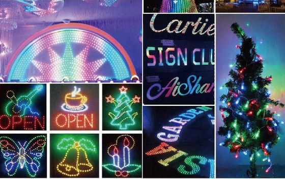 12mm Miracle Bean 1903 12mm  Rgb Pixel Programmable Rgb Led Christmas Lights Ws2811 1903 Led Pixel Light Rgb Led Modules