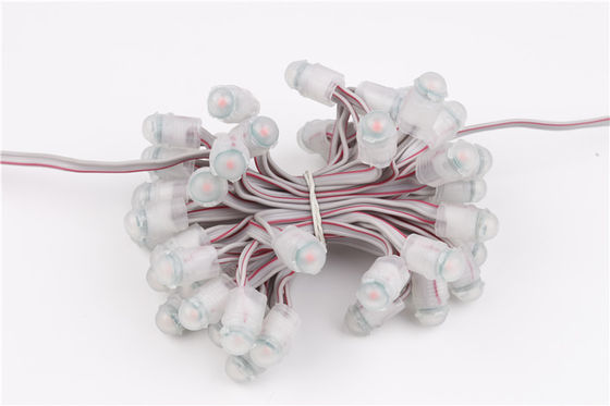 Sign Letter 9mm LED Pixel Light Double Chip IP67 0.2W 12V Waterproof