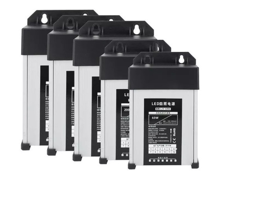 Alimentation à découpage haute efficacité 12V 24V pour LED extérieur avec protection contre les courts-circuits AC DC pour projets d'éclairage