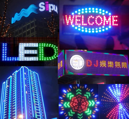 Le type IP67 de balle imperméabilisent le pixel RVB polychrome de 12MM LED individuellement accessible