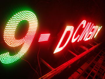 Grandes lumières menées extérieures bien fabriquées décoratives de lettre du Lit LED de lumière extérieure de point