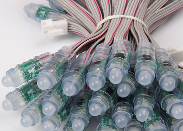 Dc5v polychrome RVB 0.3w 12mm a mené le pixel avec PVC Shell + unité centrale à l'intérieur