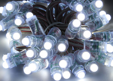 La puce extérieure RVB 12mm de DC5V 0.3w Epistar a mené le signe IP67 léger de ficelles de pixel