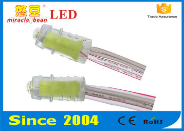 la couleur de jaune de 9mm DC5V 0.15w a mené la protection légère d'IP 67 de pixel pour l'éclairage de signe de LED