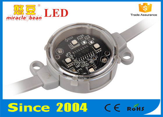 Point lumineux RVB de 40 mm, DMX512, étanche IP67, angle de faisceau de 120°, résistant aux UV