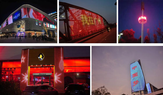 RGB Full-Color DMX512 Control LED Point Light Source Screen for Decoration Product