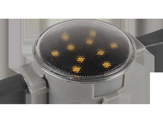 Point adapté aux besoins du client 2W léger 24V 50mm RGBW d'IP67 LED pour extérieur