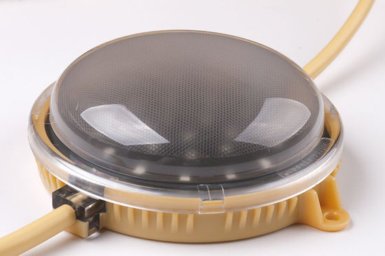 100 mm 24V IP67 étanche à l'eau LED avec angle de rayon 180° et matériel PC résistant aux UV
