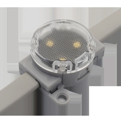 Couleur SMD3535 simple extérieure légère adaptée aux besoins du client du point 0.6W 12V 30mm d'IP67 LED