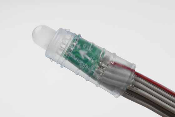 Lumière RVB IP67 imperméable 0.3W 5V de pixel du haricot 12mm LED de miracle