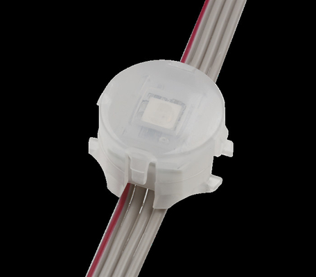 Haricot extérieur de miracle de lumière du point LED d'IP67 0.3W DMX512 Smd5050 DC12V 20mm RVB