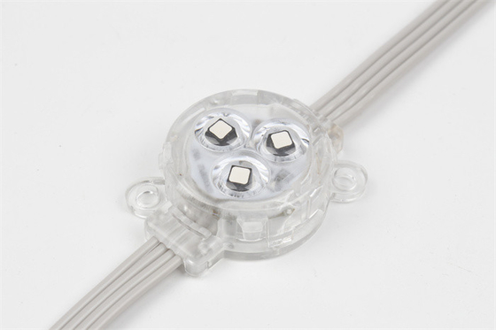 Couleur simple légère SMD3535 du point imperméable extérieur DC12V 0.75W 30mm d'IP67 LED