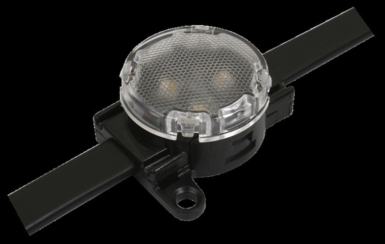 Point imperméable DC24V léger 0.75W 30mm SMD3535 de DMX512 IP67 Smart RVB LED