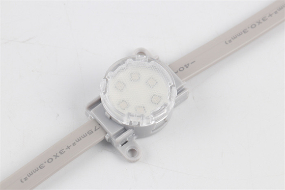 Point imperméable extérieur SMD3535 léger IP67 30mm DMX512 DC24V 1.5W d'OEM RVB LED