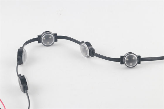 Waterproof RGB LED Pixel Point Light IP67 0.75W DC12V SMD3535 30mm 30000H RGB