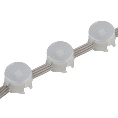 Le haricot IP67 de miracle imperméabilisent la lumière 0.3W DMX512 Smd5050 DC5V 20mm RVB du point LED