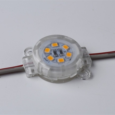 Lumière simple du point LED de couleur d'IP67 0.6W Smd2835 DMX512 DC12V 30mm extérieure