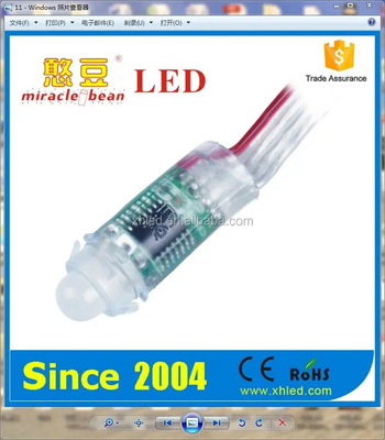 Pixel imperméable LED de la lumière WS28110.3W RVB de pixel de DC5V 12mm LED avec la qualité professionnelle