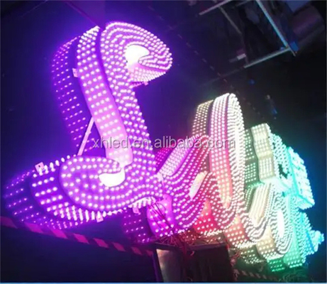 Pixel polychrome 12mm futé programmable LED des lumières 5V 12V de ficelle du pixel LED de WS2811 RVB