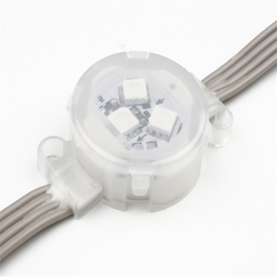 Lumière IP67 imperméable 0.75W du point LED de Smd5050 DC12V 30mm DMX512 RGBW