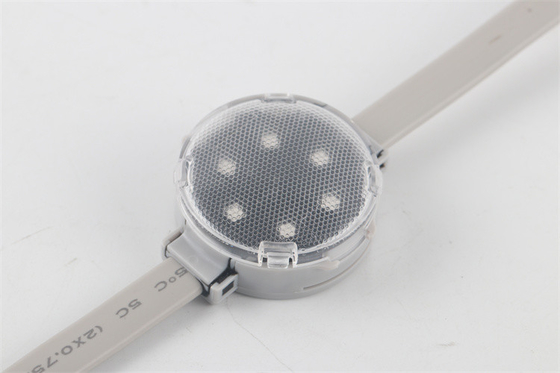 Source ponctuelle légère de lumière de pixel de signal du point 1.8W DC15V 40mm Smd3535 DMX512 3RGB+3W d'IP67 LED