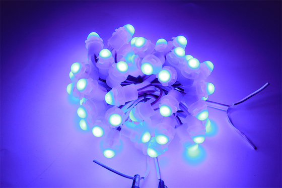 le diamètre DMX512 de 12mm imperméable polychrome a mené la lumière menée par DC5V de lumière de pixel