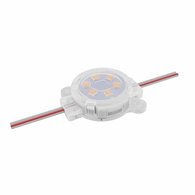 le PC Shell de 30mm a mené les PCs SMD2835 de la lumière 6 de pixel dans l'amusement allumant IP67 imperméable