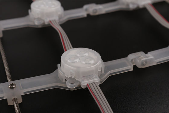 Écran de treillis LED RGB 30 mm IP65 Écran de treillis LED publicitaire étanche à l'eau