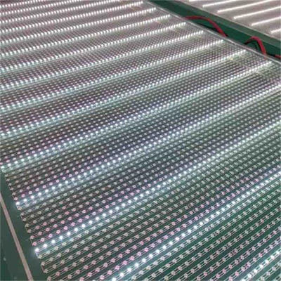Publicité P20 Film LED transparent flexible super mince avec carte PCB facile à installer