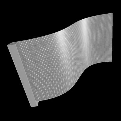 DC5V RGB Film LED transparent flexible Éclairage intérieur Écran LED ultrafin P10